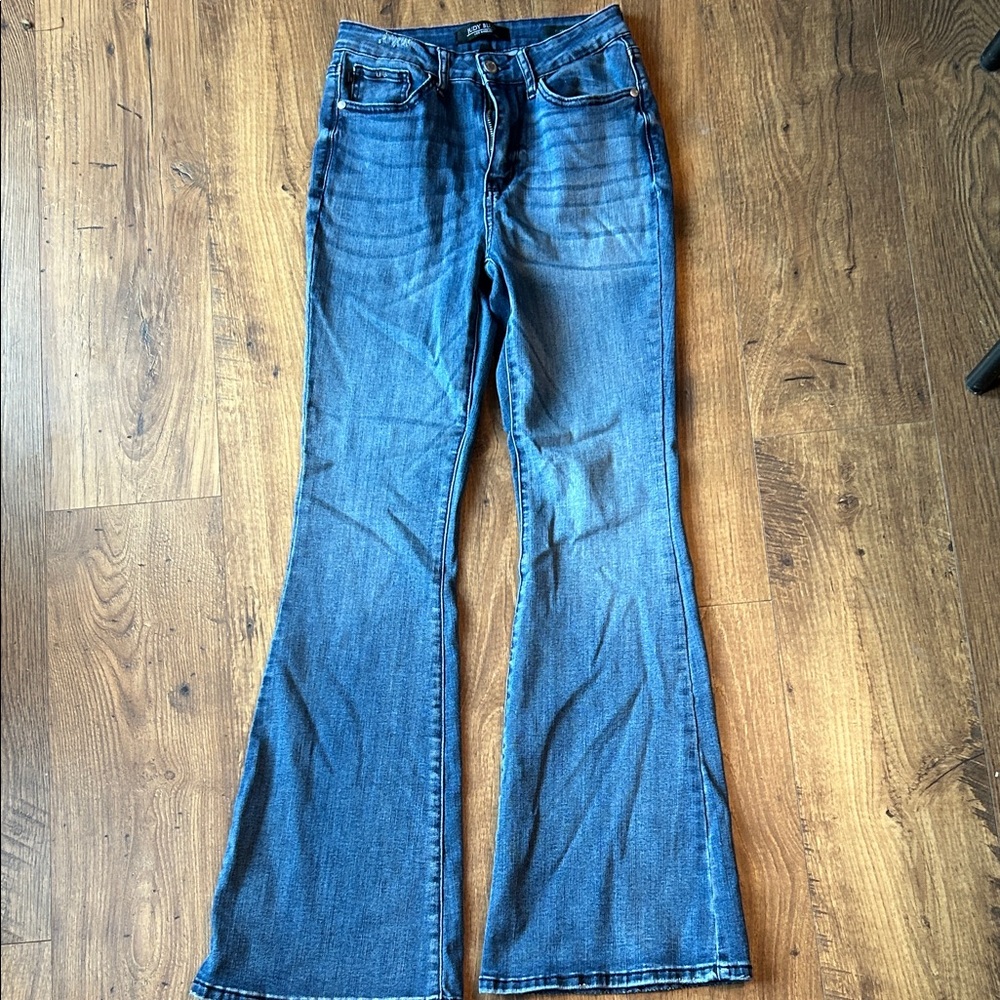 Judy Blue Dark Blue Flare Jeans
